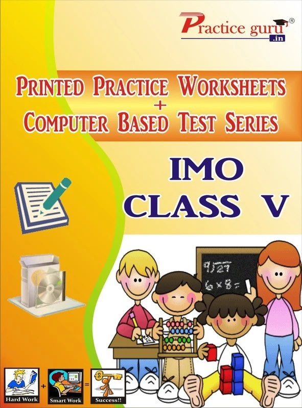 Practice guru Worksheets & Test Series for IMO Class 5(CD)