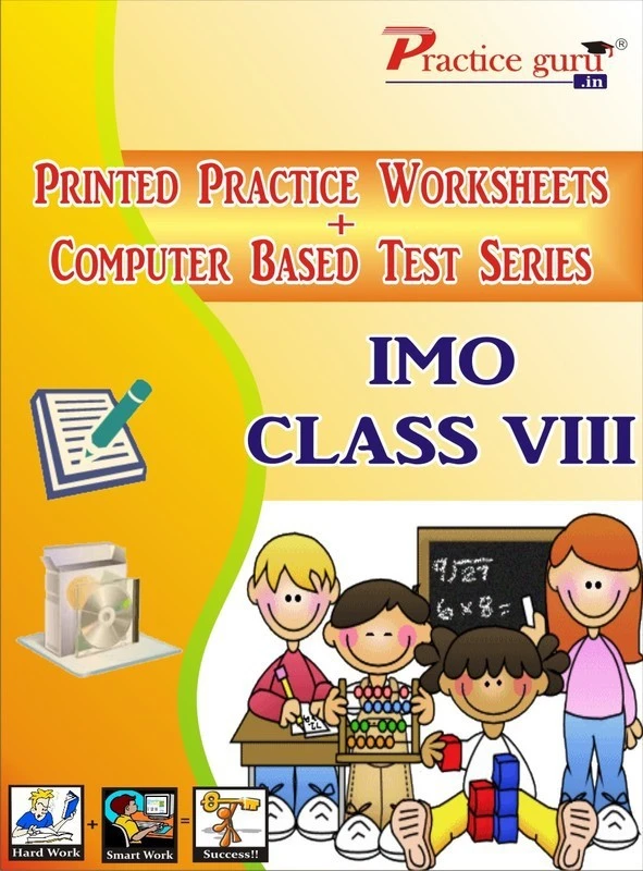 Practice guru Worksheets & Test Series for IMO Class 8(CD)