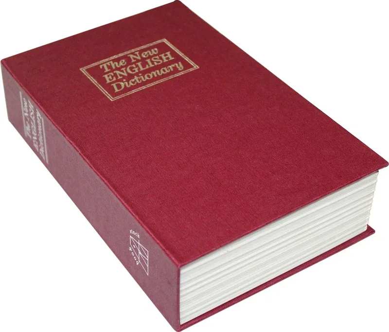 Radiusin The New English Dictionary Maroon Color Book (Large) Cash Box(1 Compartments)