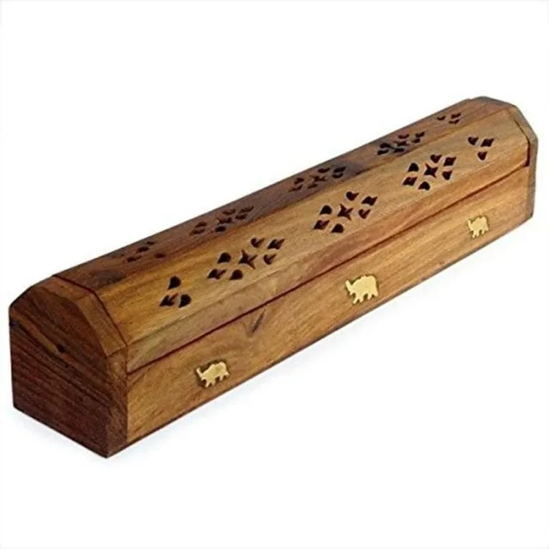 Rubyperl Wood Incense Holder(Multicolor)