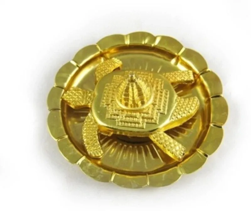 Ruchi World Vastu Feng Shui Meru Shree On Tortoise In Plate Iron Yantra(Pack of 1)