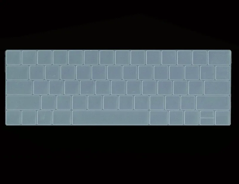 Saco Chiclet Keyboard Skin for Apple MacBook Pro MLVP2HN/A Laptop 2016 (Core i5/8GB/256GB/Mac OS/Integrated Graphics/Touch Bar), Silver-(Transparent) Laptop Keyboard Skin(Transparent)