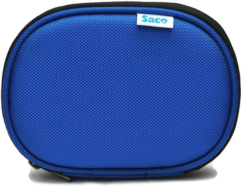 Saco Pouch for 2.5 inch Hard disks Casing Case Cover Enclosure Bag Sleeve wallet(Blue)
