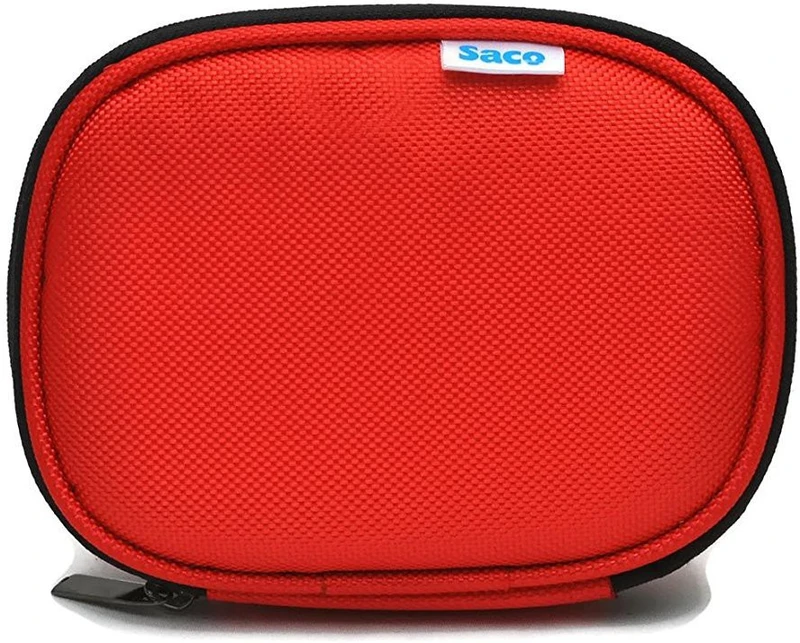Saco Pouch for Sony HD-E1/S 1 TB(Red, Artificial Leather, Pack of: 1)