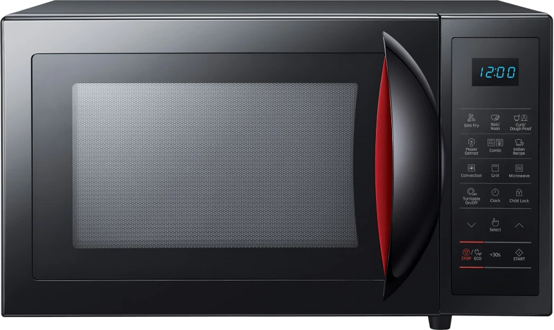 Samsung 28 L Slim Fry�, Tandoor, Curd Making A Perfect Gift With 10 Yr Warranty Convection & Grill Microwave Oven(CE1041DSB3, Black)