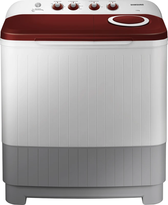 Samsung 7.5 kg Semi Automatic Top Load Washing Machine Red, White, Grey(WT75M3000HP/TL)