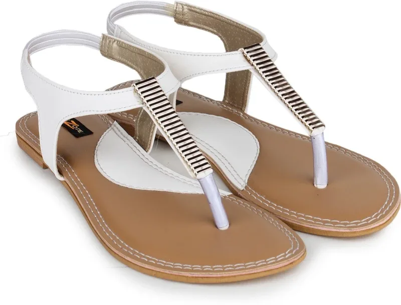 Shezone Women Flats(White , 37 Euro)