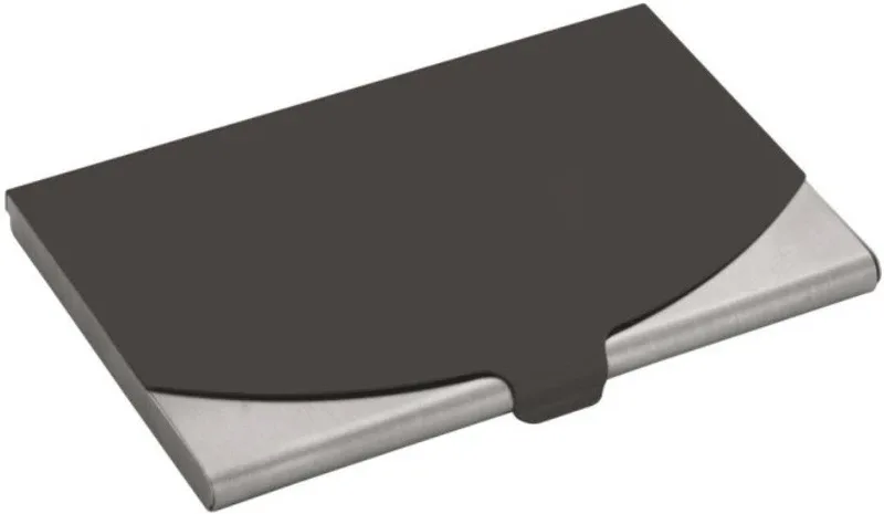 Shine Fashion 15 Card Holder(Set of 1, Silver, Black)