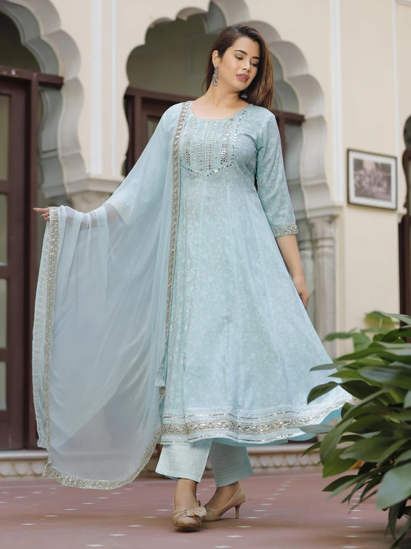 SINGNI Women Kurta Pant Set