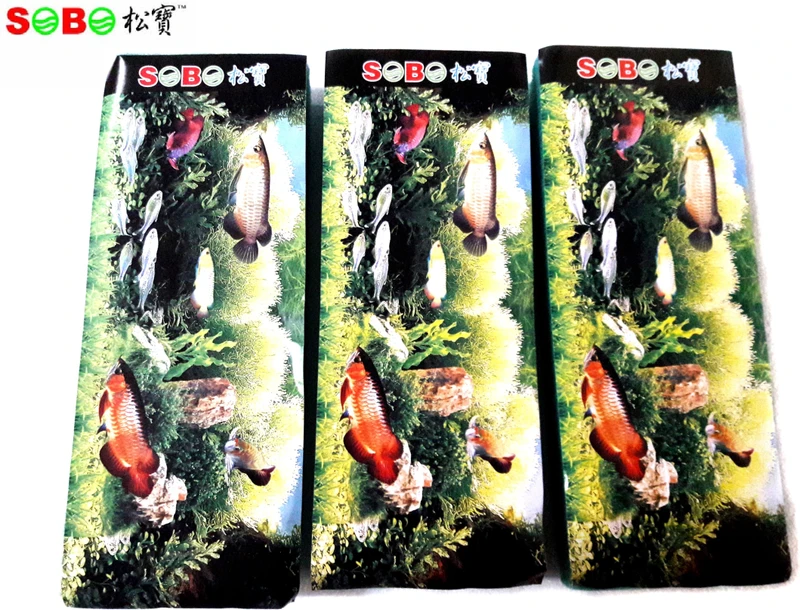 SOBO Aquarium Cotton High Quality Pack of 3 Pcs | Biological Filter Media Sponge Aquarium Filter(Biological Filtration for Salt Water and Fresh Water)
