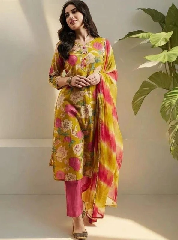 Sohani Fashion Women Kurta Pant Dupatta Set