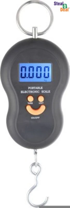 StealODeal Smiley 50kg Multicolor Weighing Scale(Red, Blue, Orange, White, Black)
