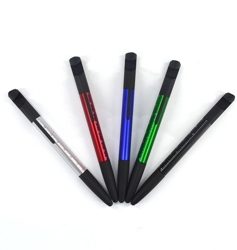 stupefying 6 IN 1 Multipurpose pen(PCK Of 5) Stylus(Multicolor)