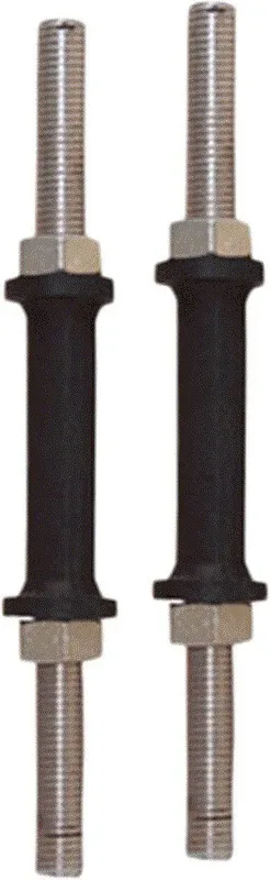 Three Diamond Rod 14inch Grip Weight Lifting Bar(Black)
