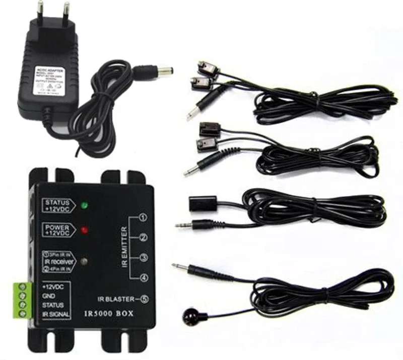 Tobo HIDDEN IR REPEATER SYSTEM Box with Ir Blaster. TD-575H Media Streaming Device(Black)