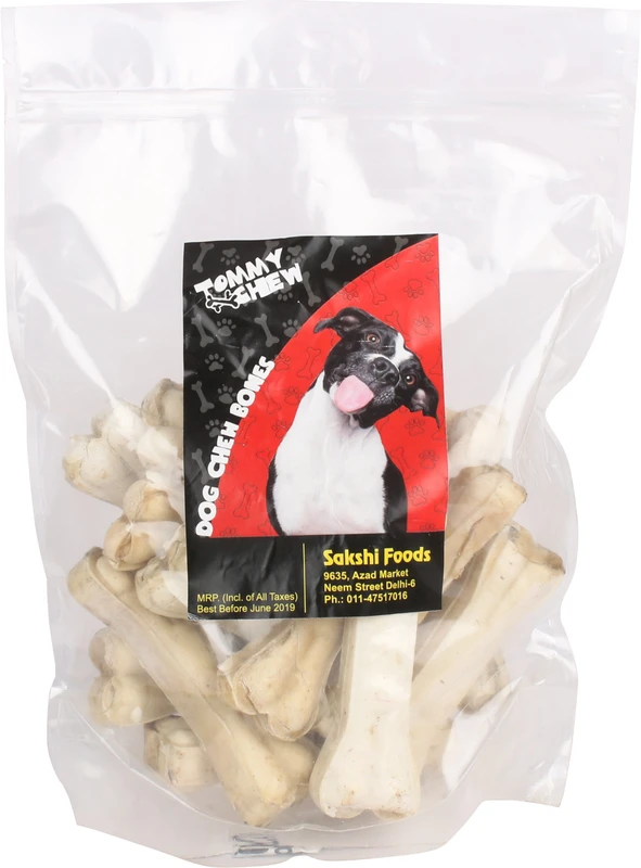 TommyChew TommyChew Pressed Bones for Dogs 5 Inch (1Kg Pack) Dog Chew(1000 g, Pack of 12)