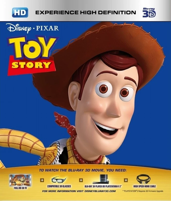 Toy Story - 1 3D(3D Blu-ray English)
