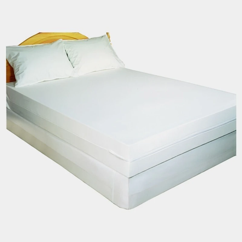 Trance Home Linen Queen Size Zippered Cotton Breathable, Stretchable, Waterproof Mattress Cover(78 inch x 60 inch, White)