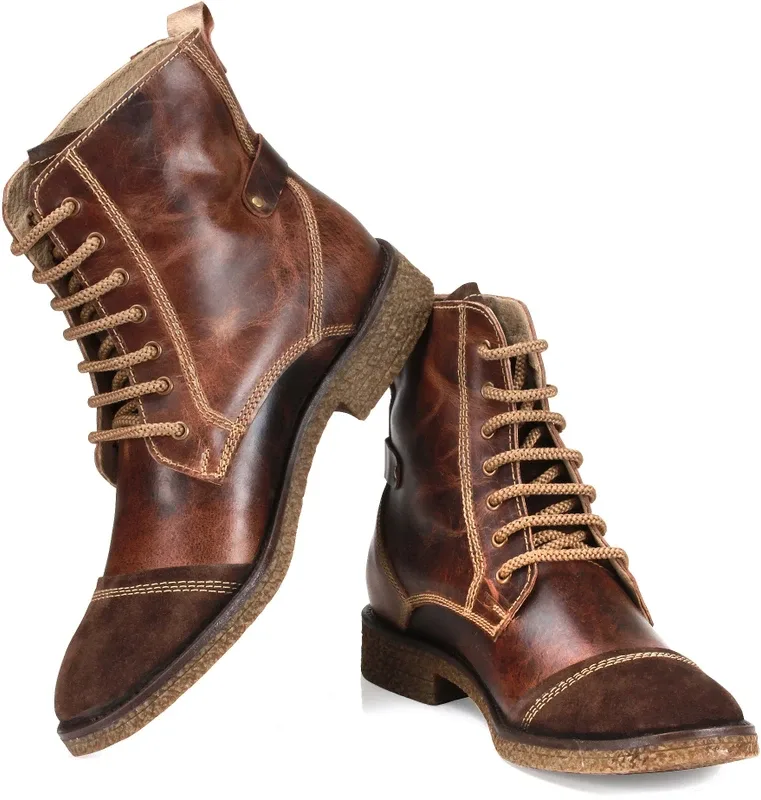 TZARO Boots For Men(Brown , 44 Euro)
