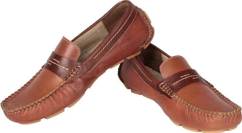 TZARO Driving Shoes For Men(Tan , 41 Euro)