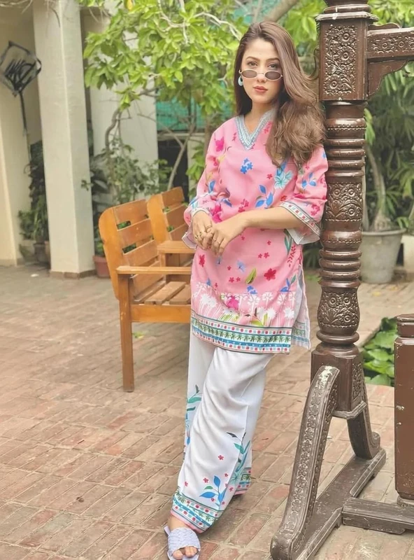 VeerVastra Tunic Palazzos Western Set