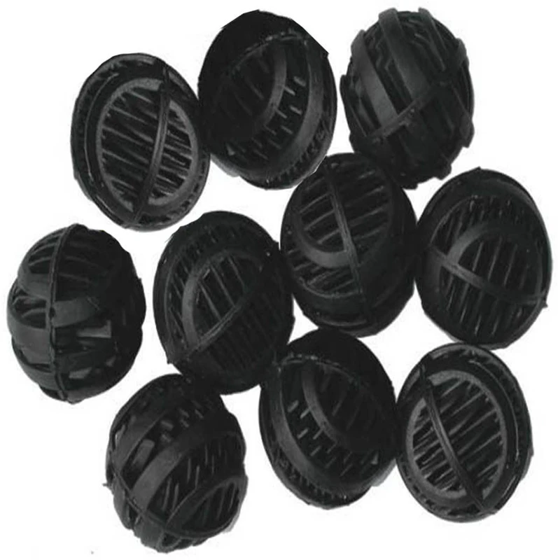 Zak Tag Black Bio Balls small 25nos pack Fluidized Aquarium Filter(Mechanical Filtration for Salt Water and Fresh Water)